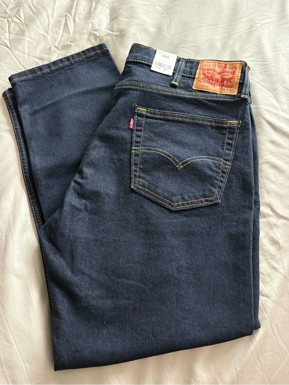 Levi's Navy Blue Men's Straight Jeans